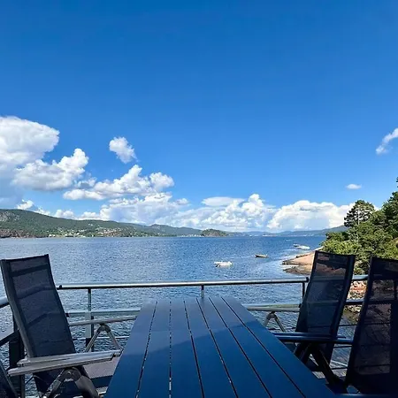 Waterfront Apartment, Balcony, Beach, Near Oslo Apartman *