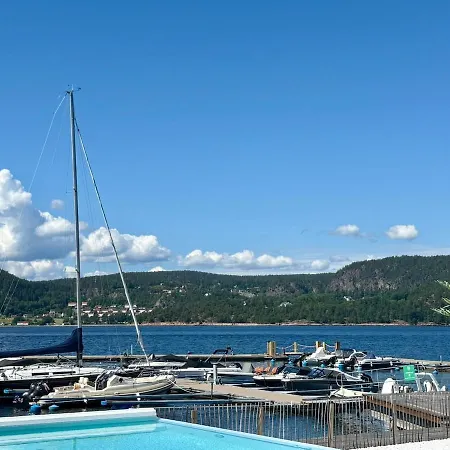 Waterfront Apartment, Balcony, Beach, Near Oslo * Askjer