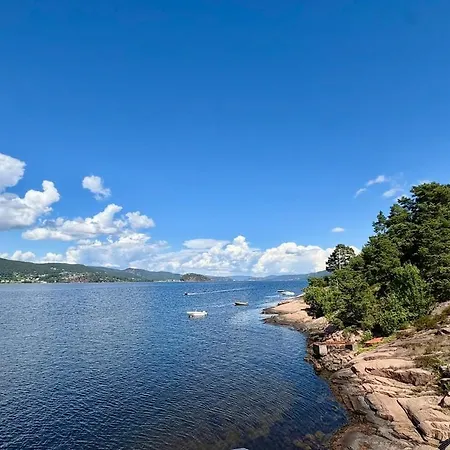 Apartman Waterfront Apartment, Balcony, Beach, Near Oslo *