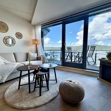 Waterfront Apartment, Balcony, Beach, Near Oslo Apartman Askjer