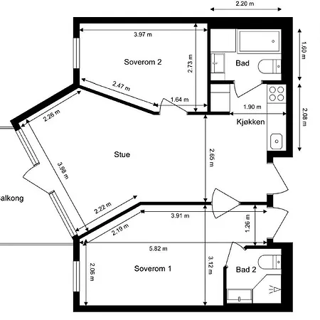 Διαμέρισμα Waterfront Apartment, Balcony, Beach, Near Oslo Askjer