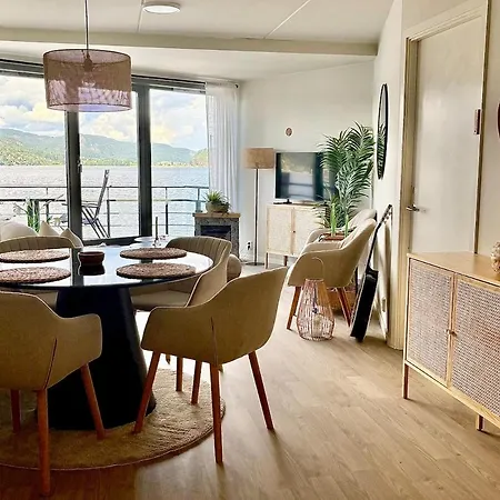 Waterfront Apartment, Balcony, Beach, Near Oslo